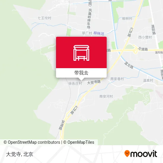 大觉寺地图