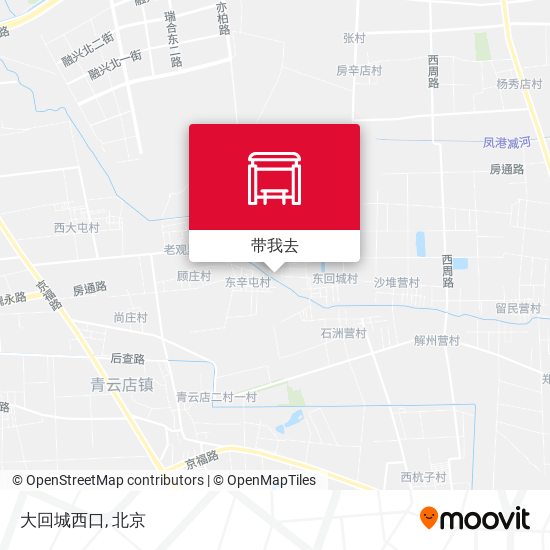 大回城西口地图