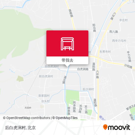 后白虎涧村地图