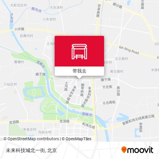 未来科技城北一街地图