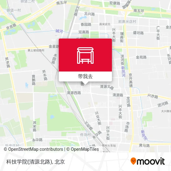 科技学院(清源北路)地图