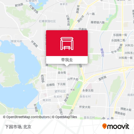 下园市场地图
