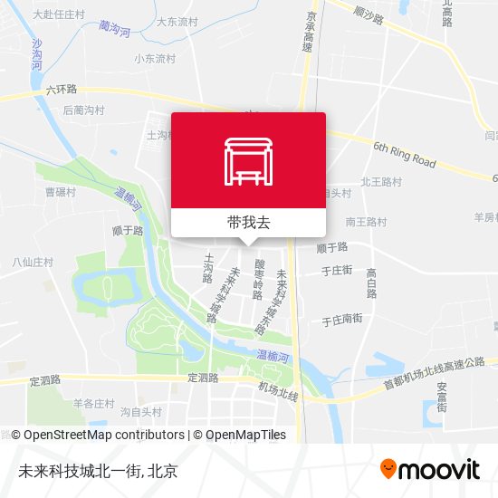 未来科技城北一街地图