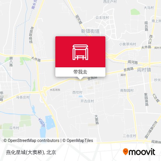 燕化星城(大窦桥)地图