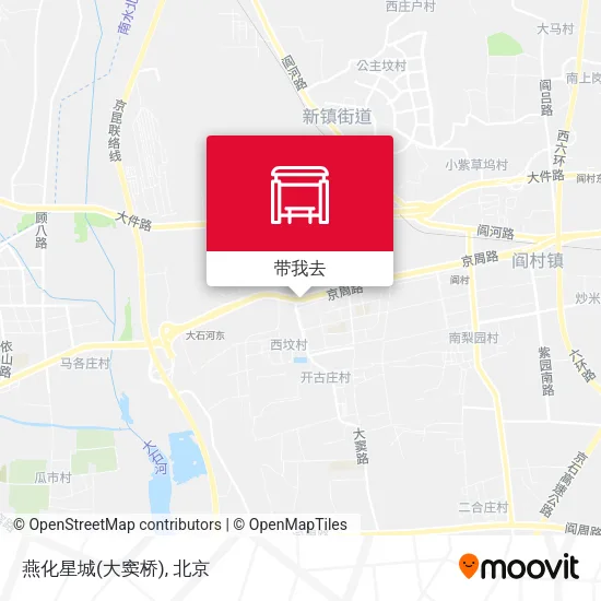燕化星城(大窦桥)地图