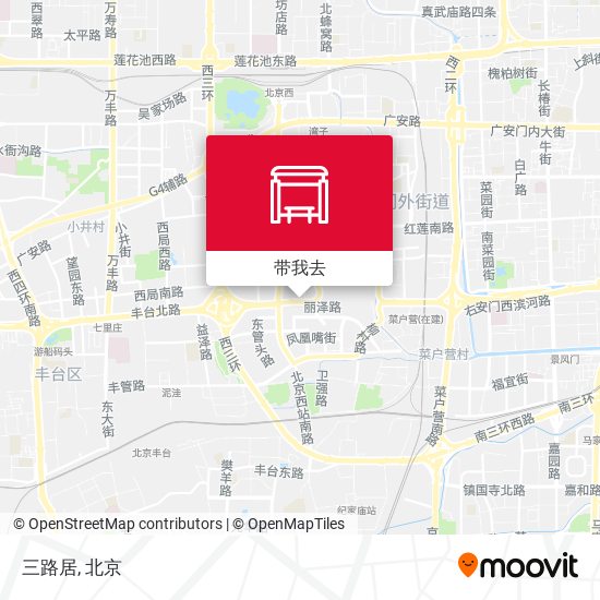 三路居地图
