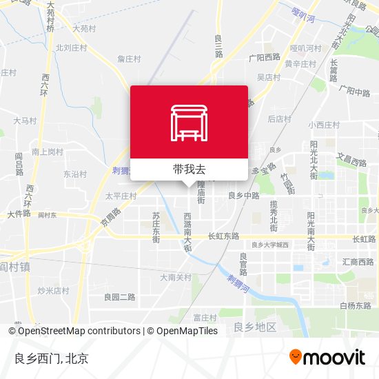 良乡西门地图