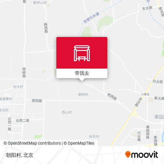 朝阳村地图