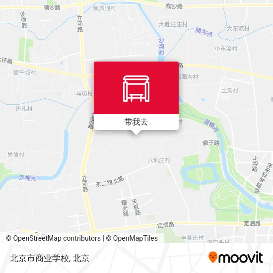 北京市商业学校地图