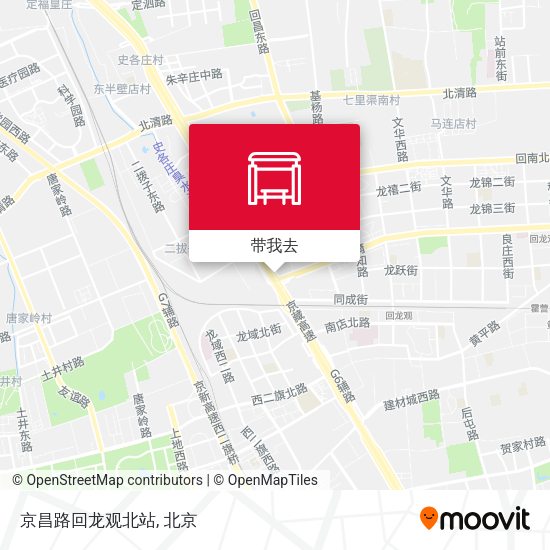 京昌路回龙观北站地图