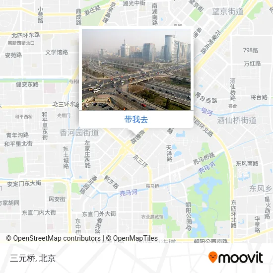 三元桥地图