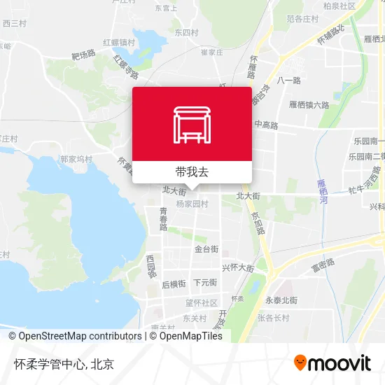 怀柔学管中心地图