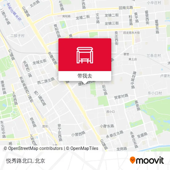 悦秀路北口地图