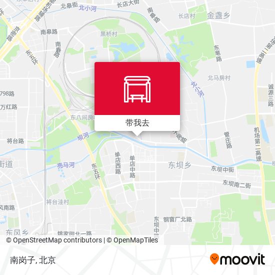 南岗子地图