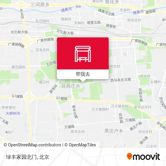 绿丰家园北门地图