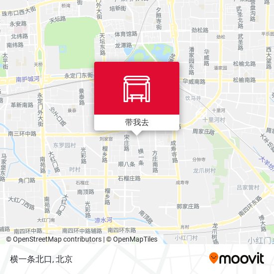 横一条北口地图