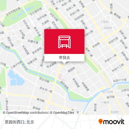 景园街西口地图