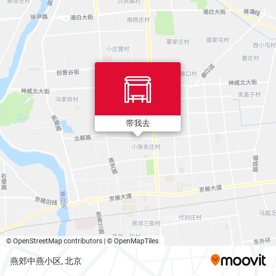 燕郊中燕小区地图