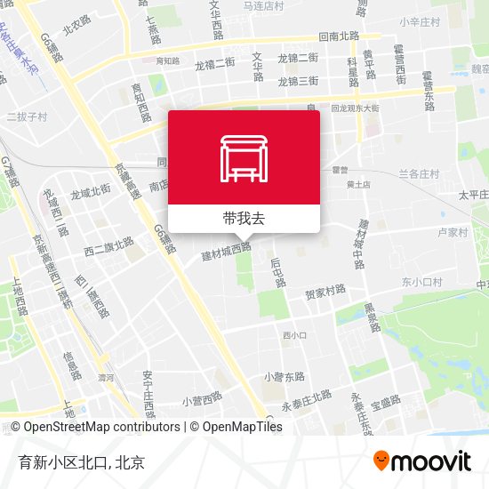 育新小区北口地图