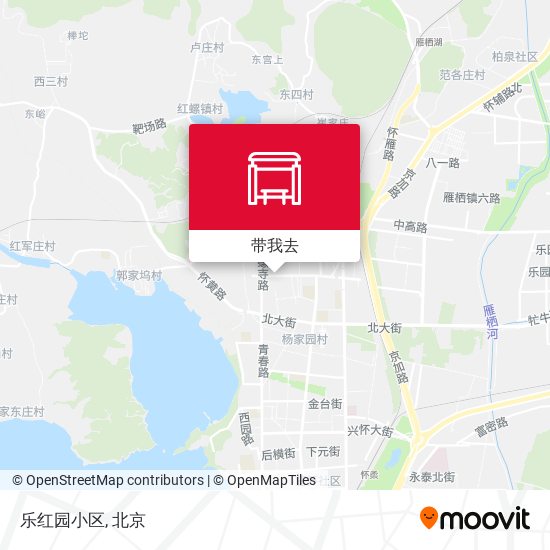 乐红园小区地图