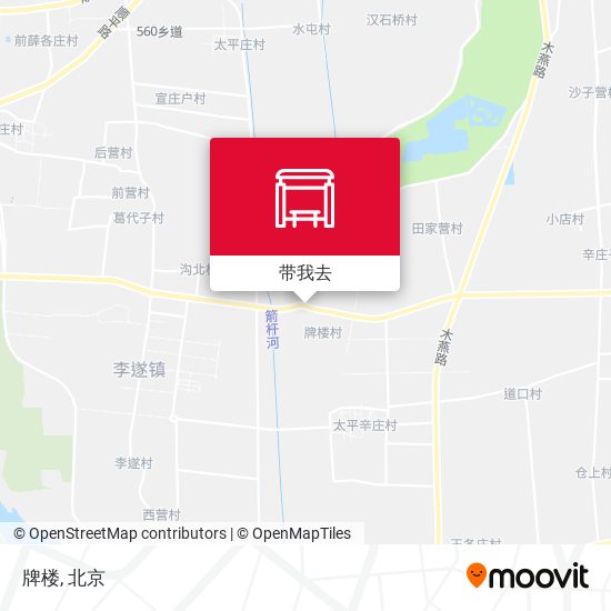 牌楼地图