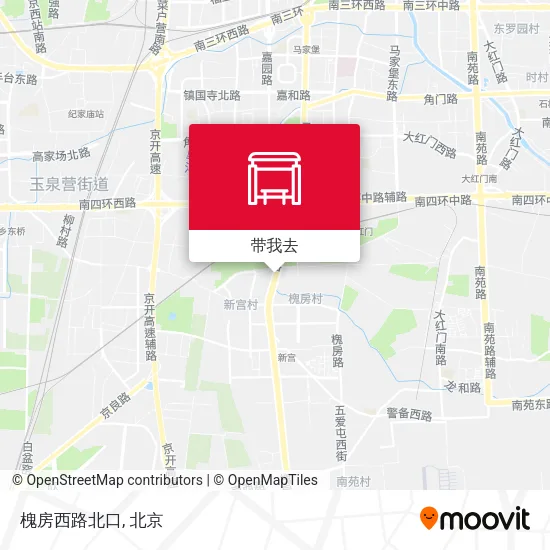 槐房西路北口地图