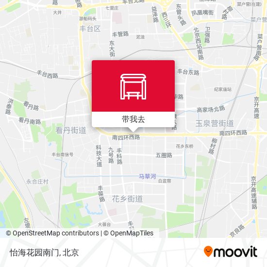 怡海花园南门地图