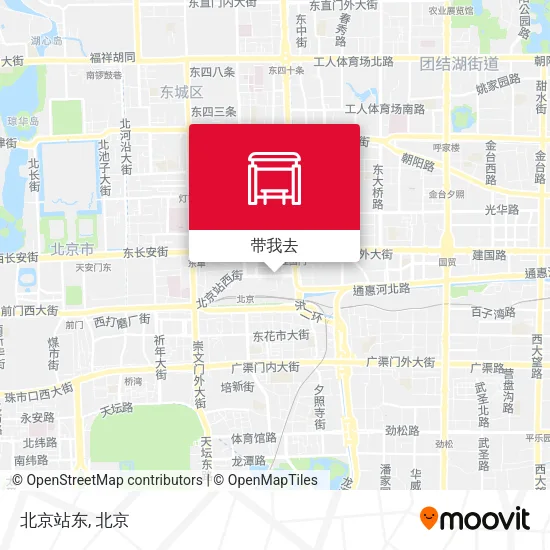 北京站东地图