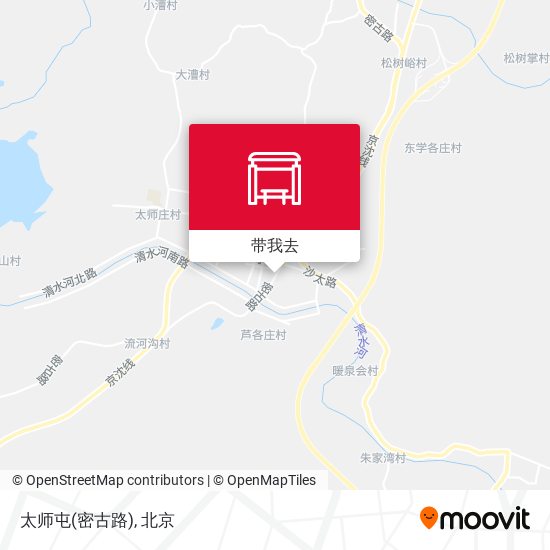 太师屯(密古路)地图