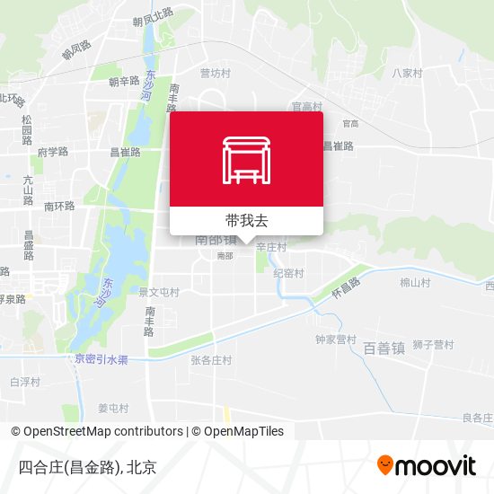 四合庄(昌金路)地图