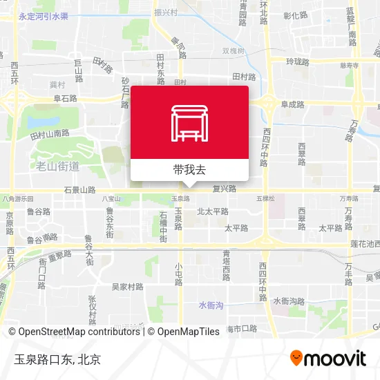 玉泉路口东地图