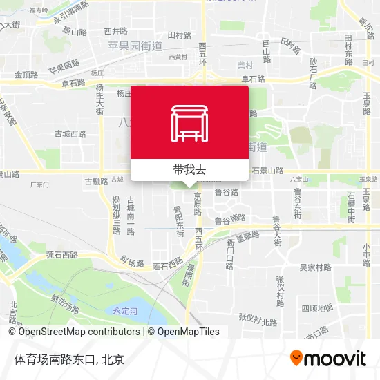 体育场南路东口地图