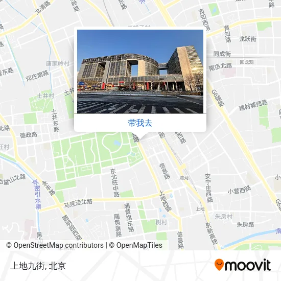 上地九街地图