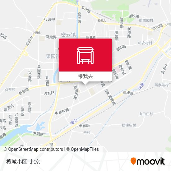 檀城小区地图