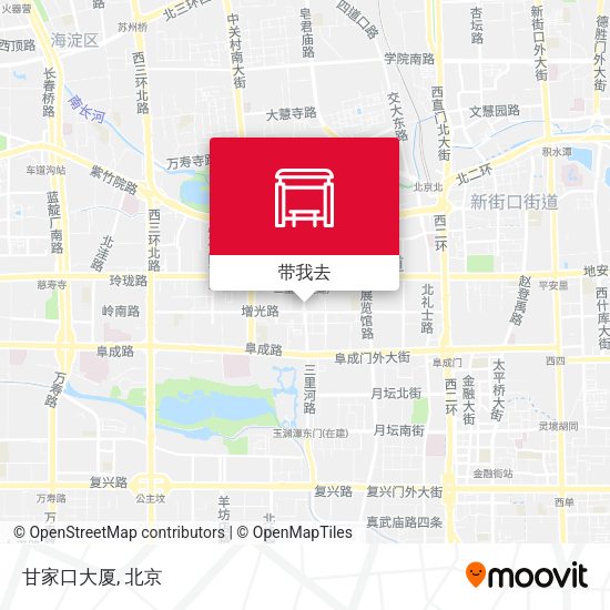 甘家口大厦地图
