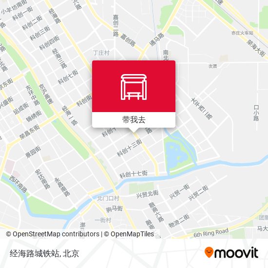 经海路城铁站地图