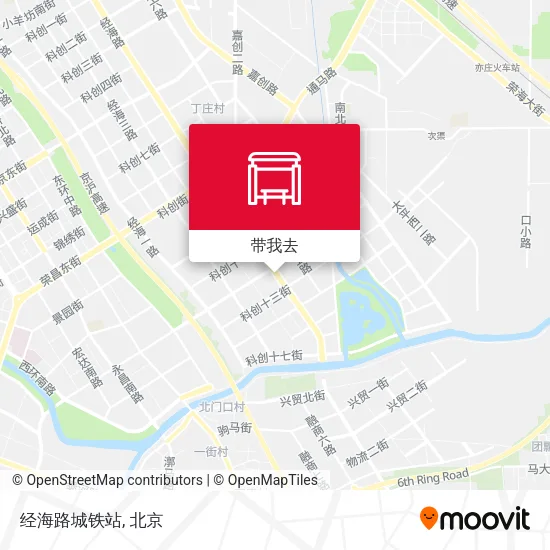 经海路城铁站地图