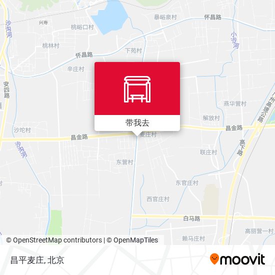 昌平麦庄地图