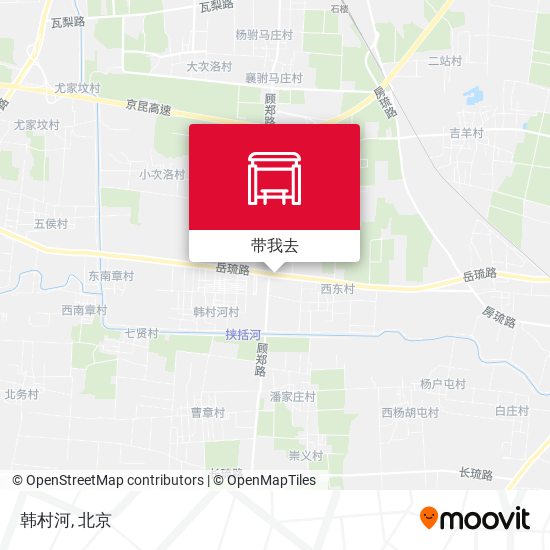 韩村河地图