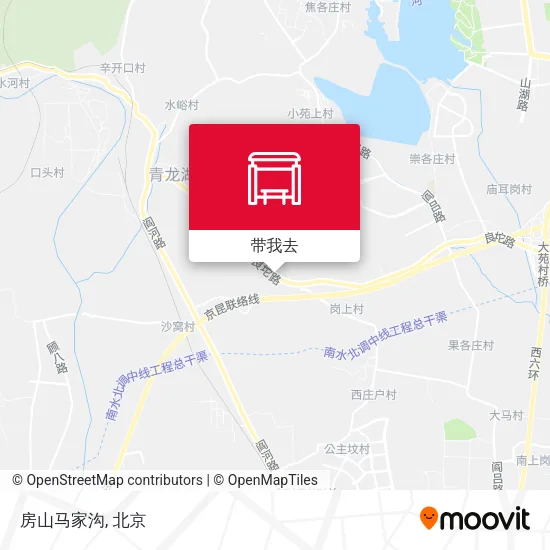 房山马家沟地图