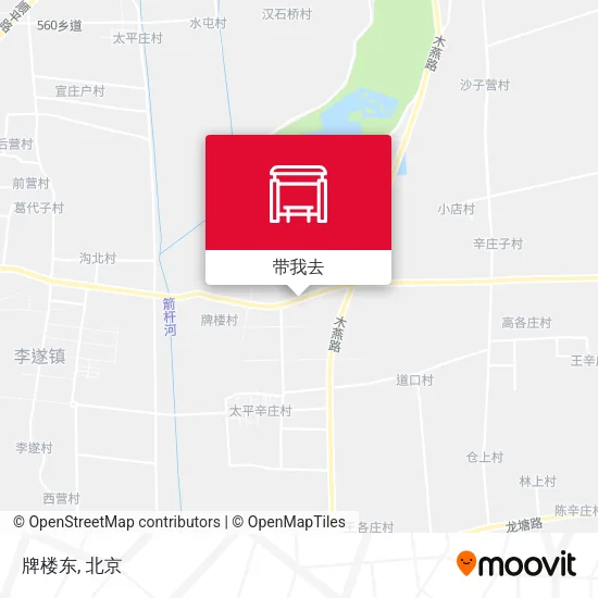 牌楼东地图