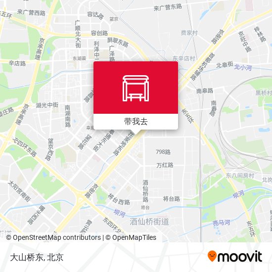 大山桥东地图