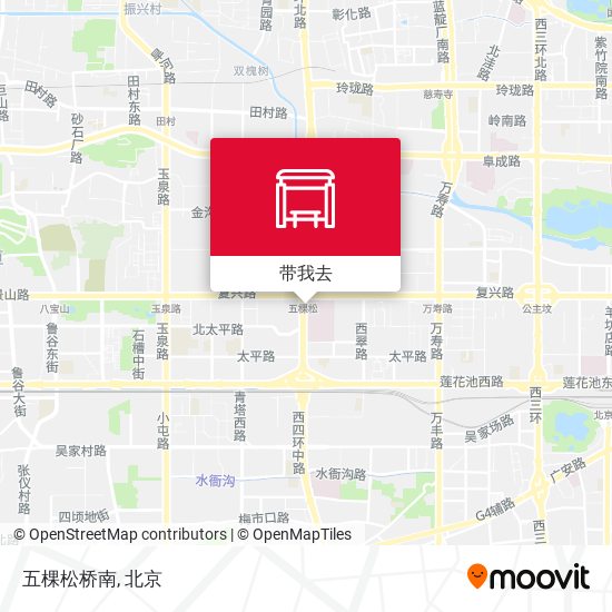 五棵松桥南地图