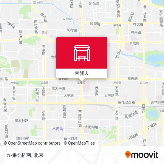 五棵松桥南地图