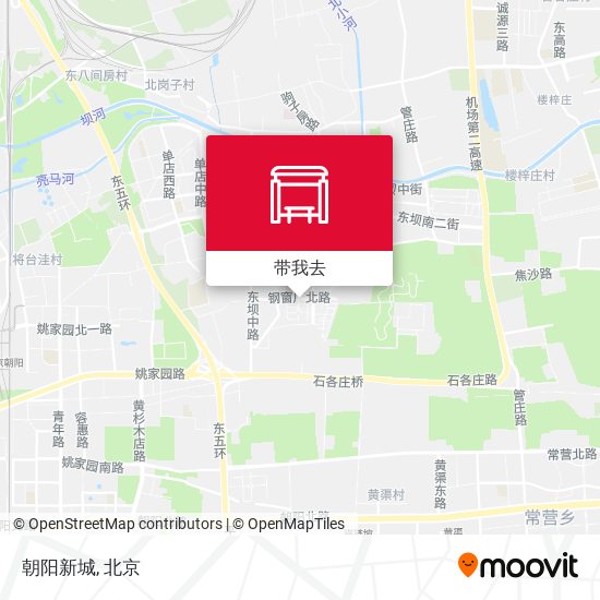 朝阳新城地图
