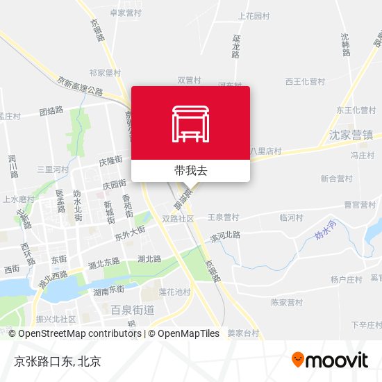 京张路口东地图