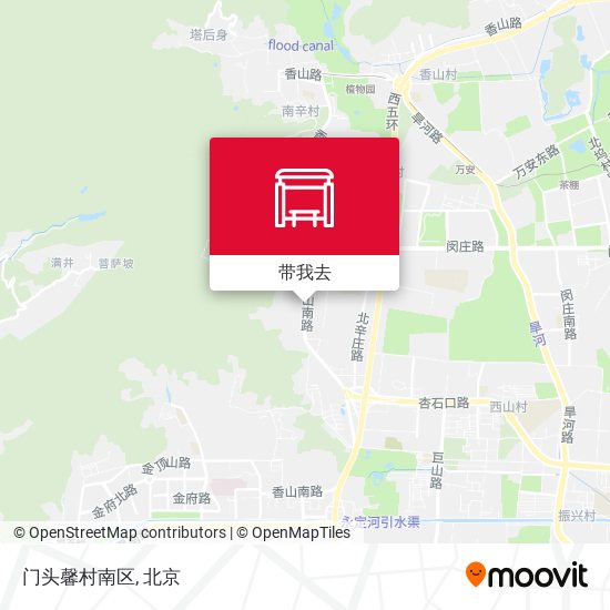 门头馨村南区地图