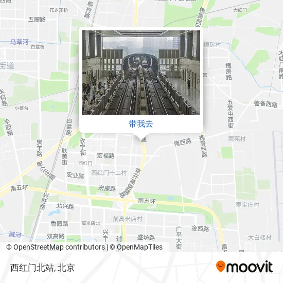西红门北站地图