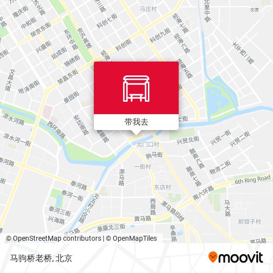 马驹桥老桥地图