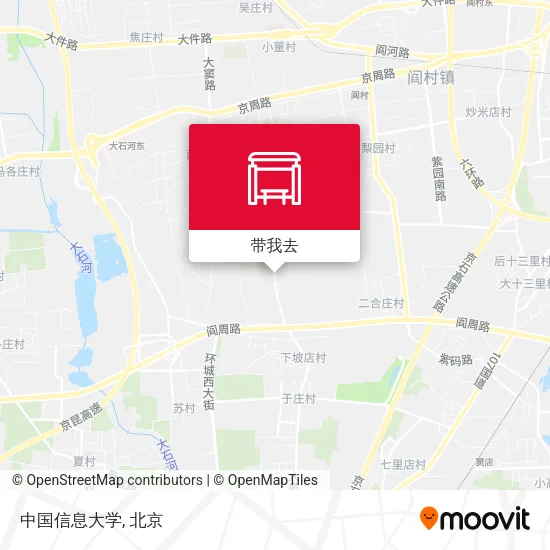 中国信息大学地图